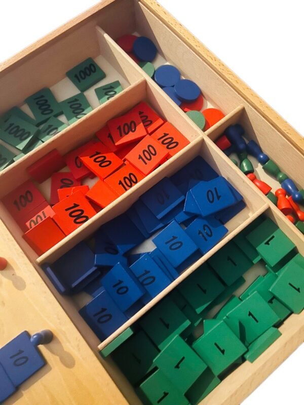 Kit Montessori Timbres en Bois : Apprendre les Mathématiques - Outil pédagogique